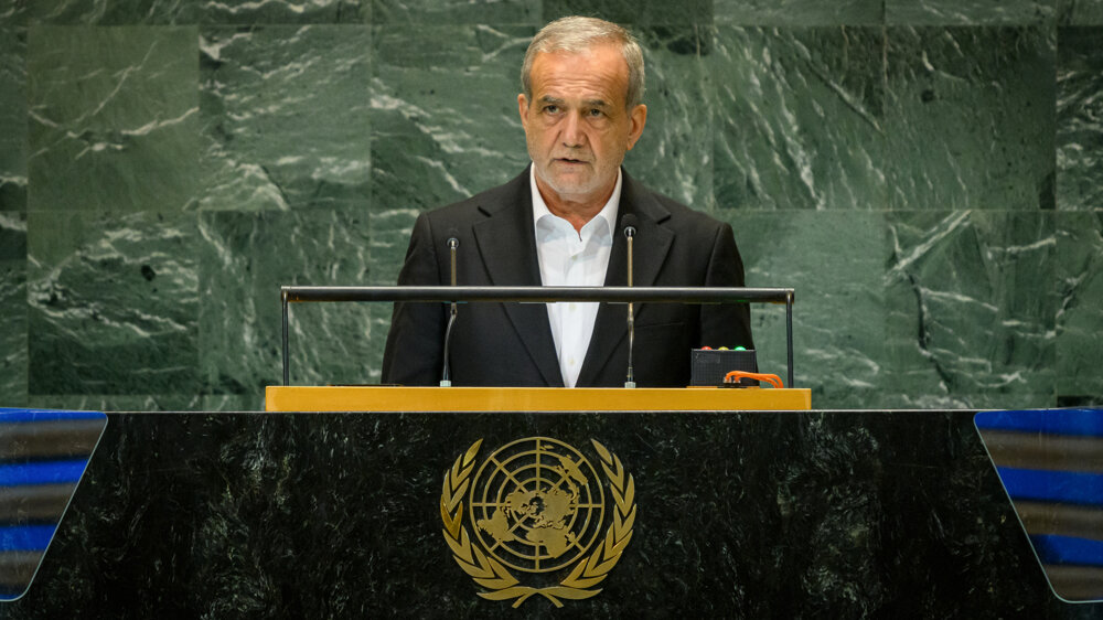 President Pezeshkian Urges UN to End Israeli Occupation and Ceasefire in Gaza