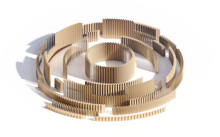 نمایش چرخههای زندگی در پاویون ژاپن برای اکسپو ۲۰۲۵