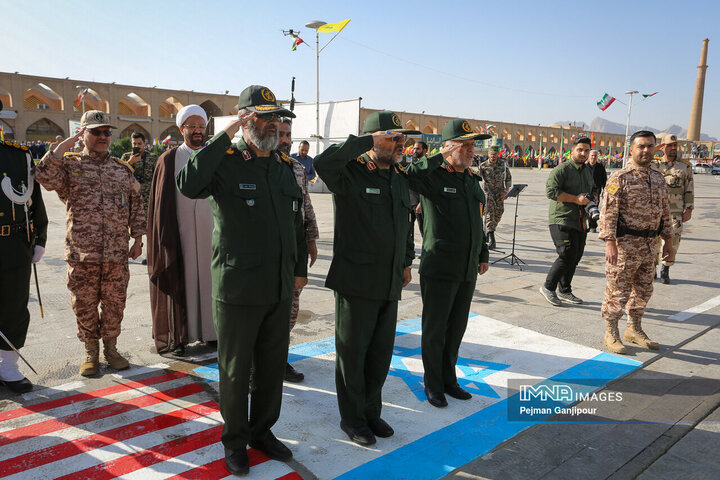 رزمایش اقتدار گردان‌های بسیج «الی بیت‌المقدس» در اصفهان