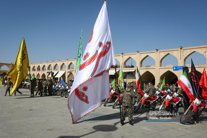 رزمایش اقتدار گردان‌های بسیج «الی بیت‌المقدس» در اصفهان