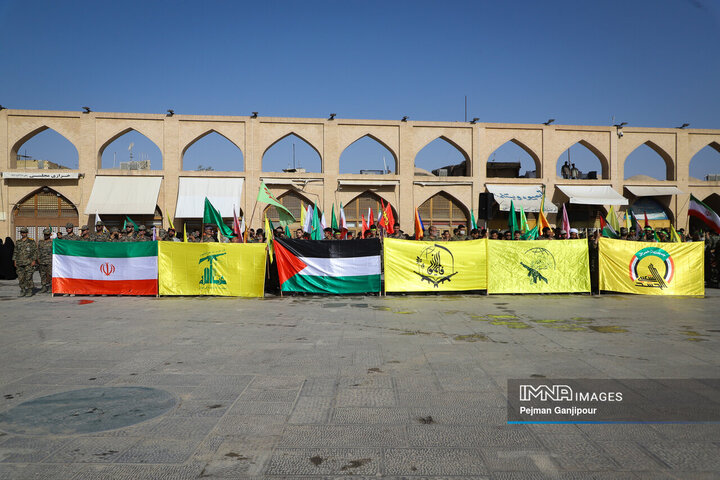 رزمایش اقتدار گردان‌های بسیج «الی بیت‌المقدس» در اصفهان