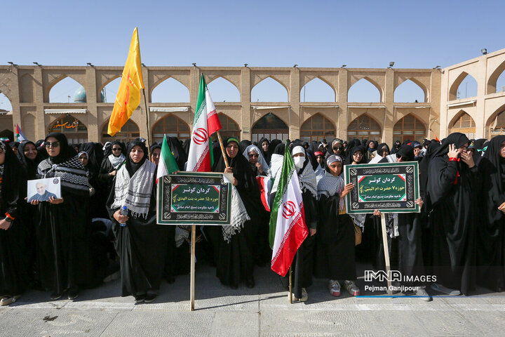 رزمایش اقتدار گردان‌های بسیج «الی بیت‌المقدس» در اصفهان