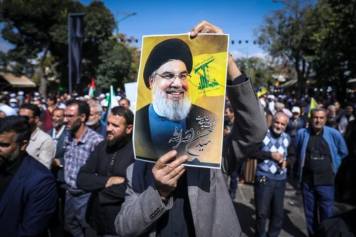 برگزاری راهپیمایی «بشارت نصر» در حمایت از مردم غزه در قزوین + فیلم