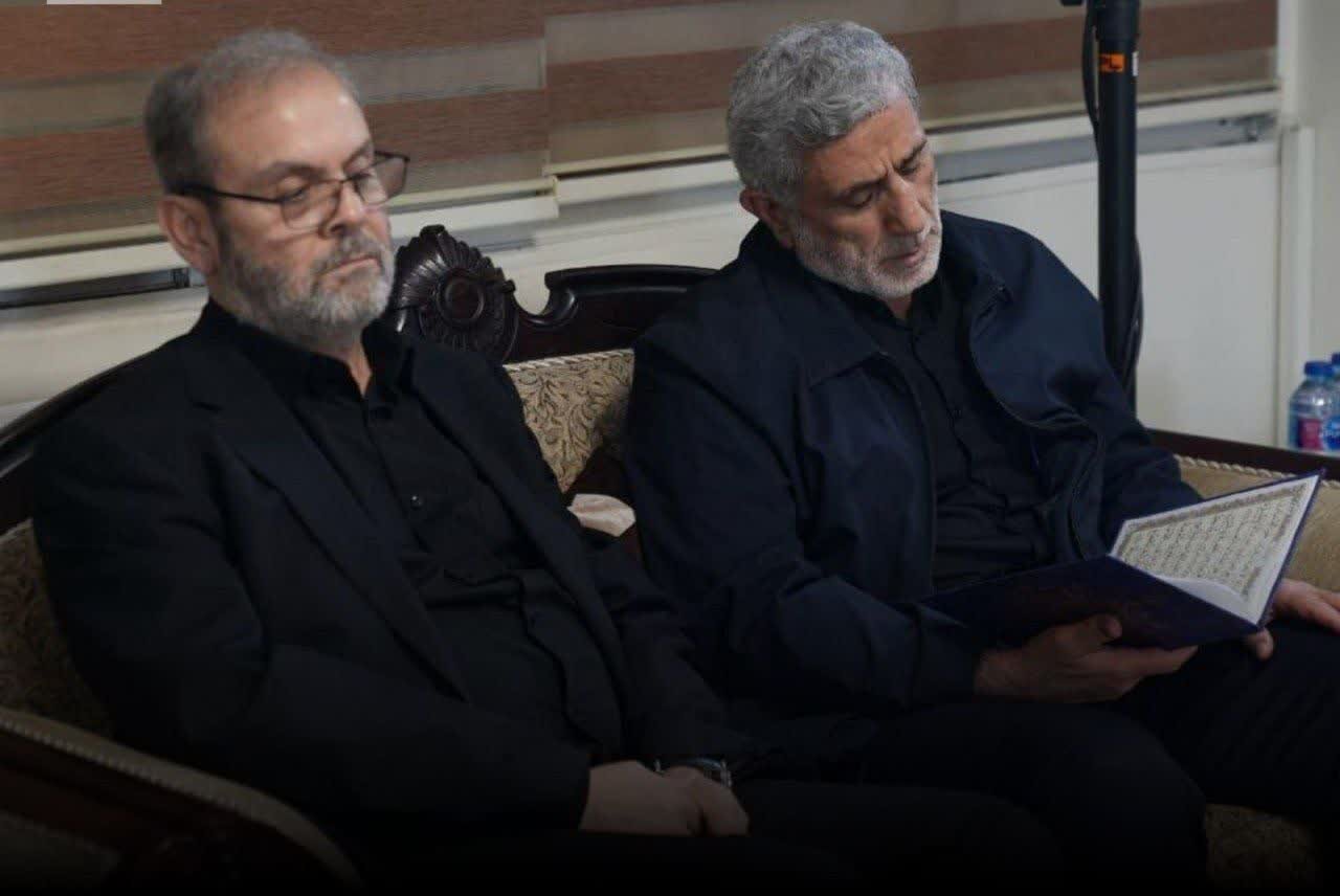 حضور سردار قاآنی در دفتر حزبالله تهران