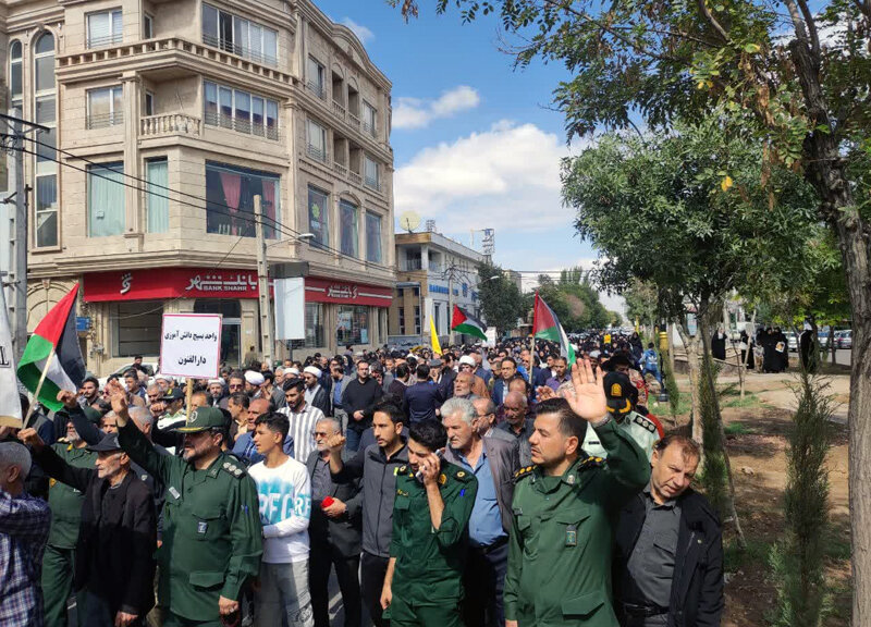 خروش بویینزهراییها در محکومیت ترور «سید مقاومت» + عکس و فیلم