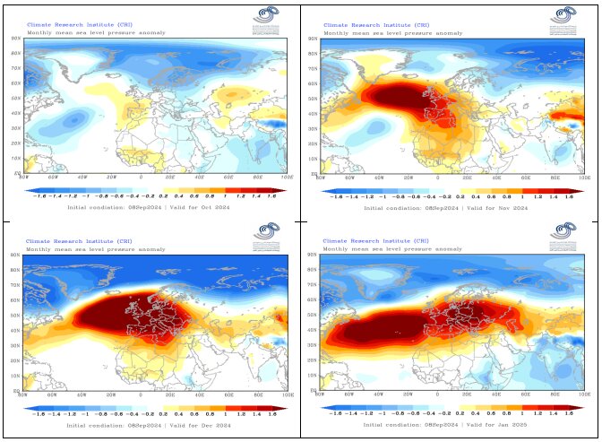 جدیدترین پیشبینی وضعیت دما و بارشها تا اسفند / پاییزی کم بارش در انتظار آسمان کشور