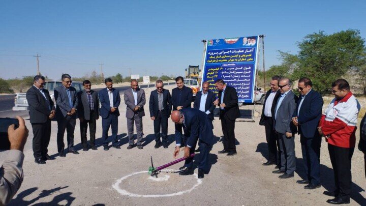 عملیات اجرایی ایمن‌سازی فاز یک محور دهلران_مهران آغاز شد