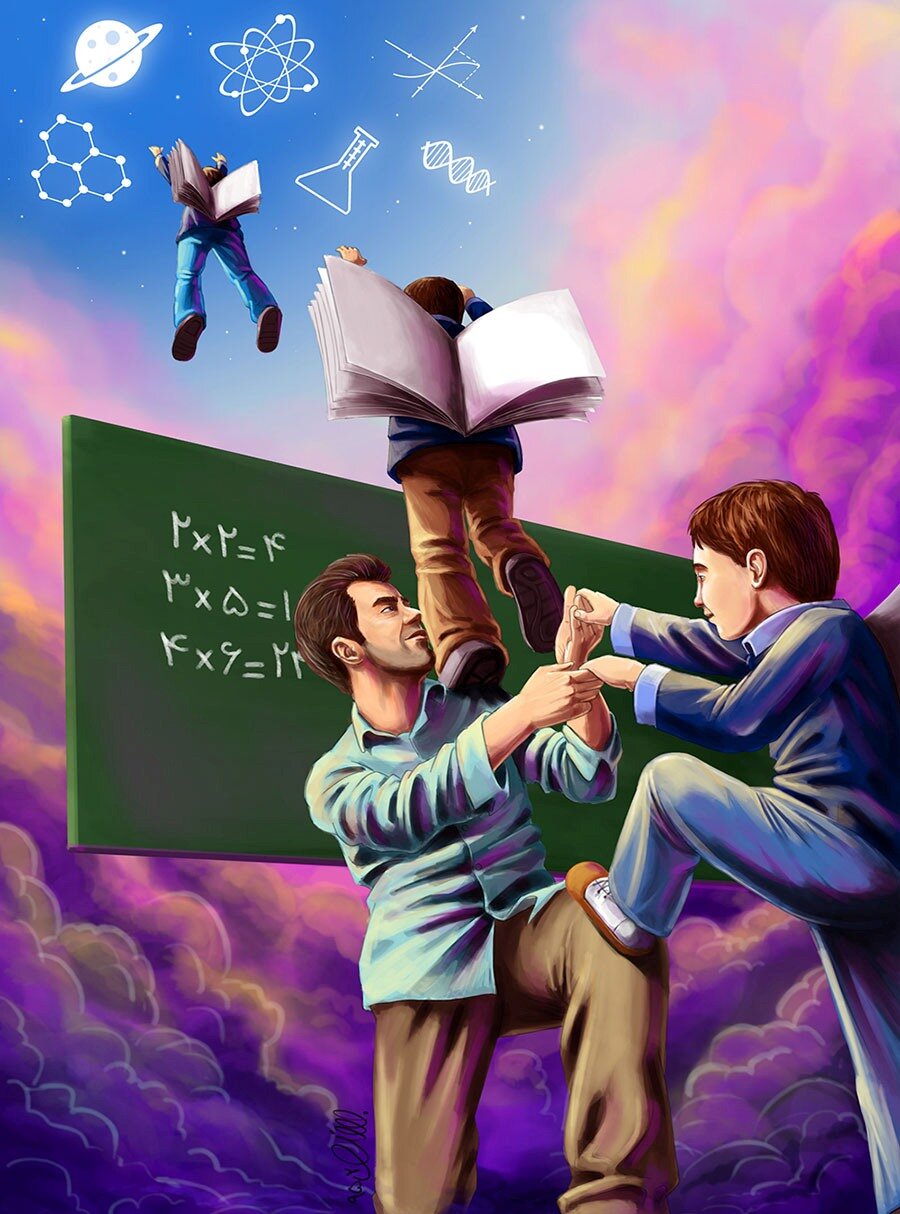 عاشقانی که علم را جرعه جرعه در جانها جاری میکنند