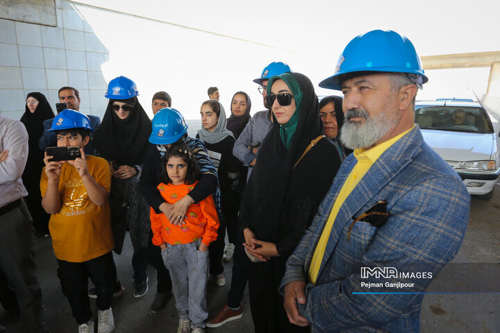 بازدید اعضای بسیج مهندسین کشاورزی و منابع طبیعی از پروژه‌های شهری اصفهان