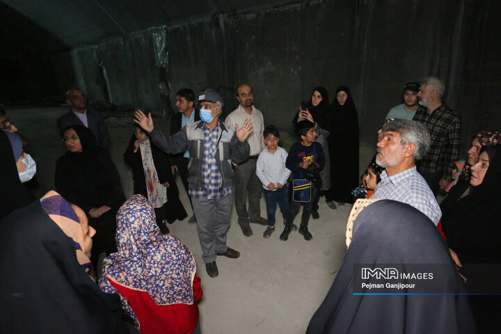 بازدید اعضای بسیج مهندسین کشاورزی و منابع طبیعی از پروژه‌های شهری اصفهان