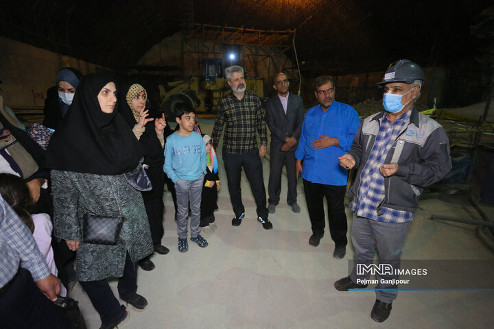بازدید اعضای بسیج مهندسین کشاورزی و منابع طبیعی از پروژه‌های شهری اصفهان