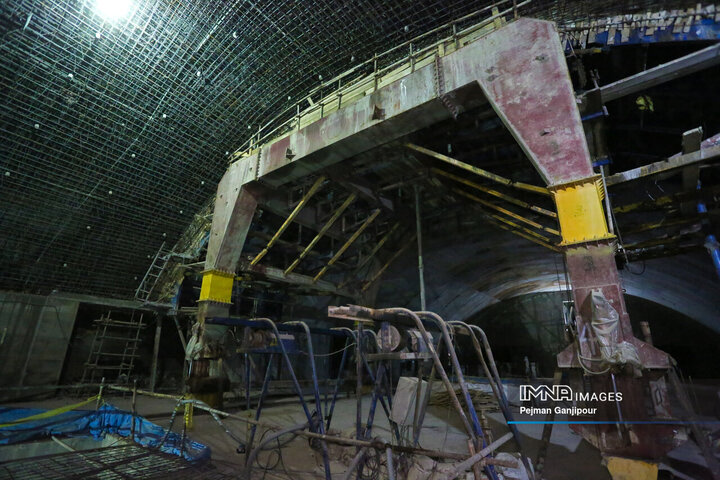 بازدید اعضای بسیج مهندسین کشاورزی و منابع طبیعی از پروژه‌های شهری اصفهان