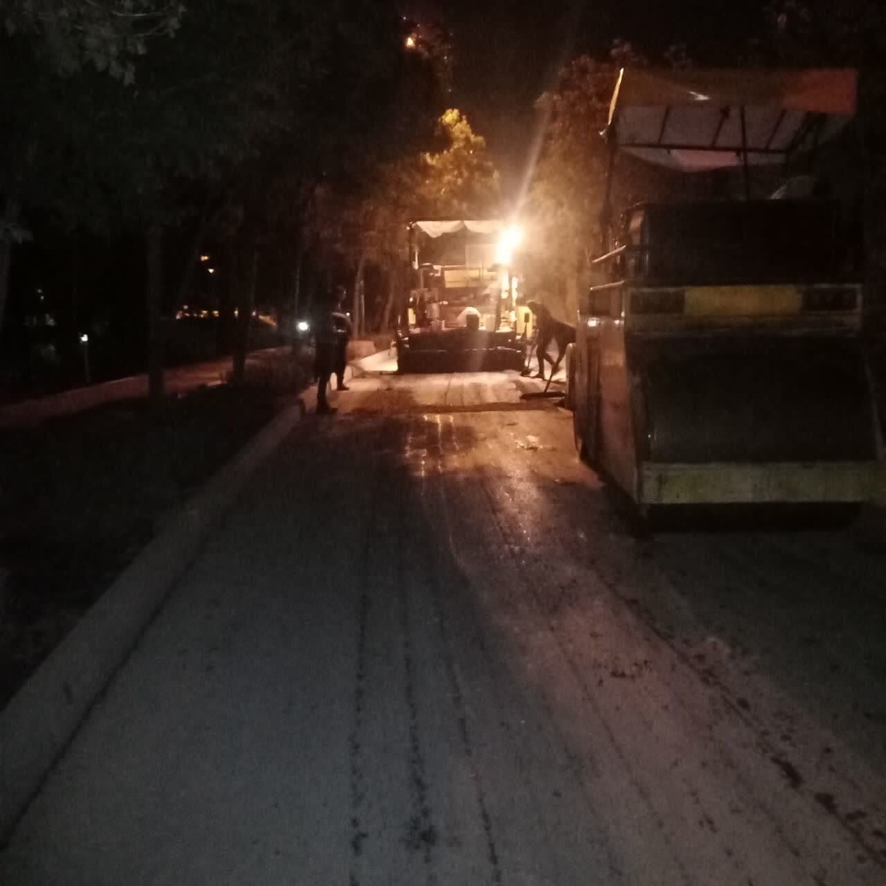 آسفالتضلع شمالی خیابان مادی شمسآباد نونوار شد