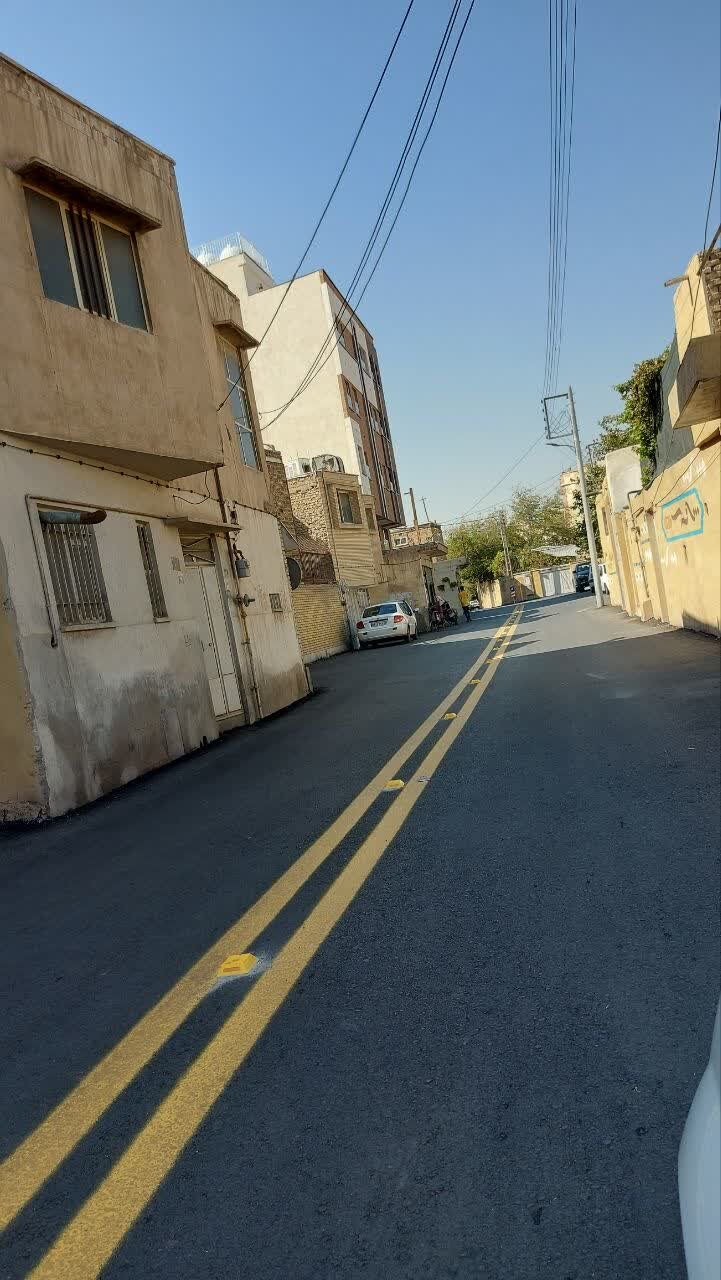 خیابان جامی با هزینهای بیش از ۴۴ میلیارد ریال آسفالت شد