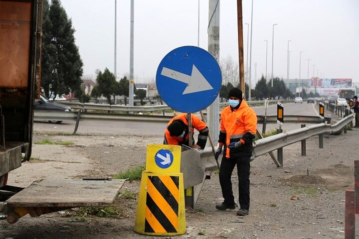 نصب بیش از ۴۰ هزار علائم ایمنی در سطح محورهای خوزستان