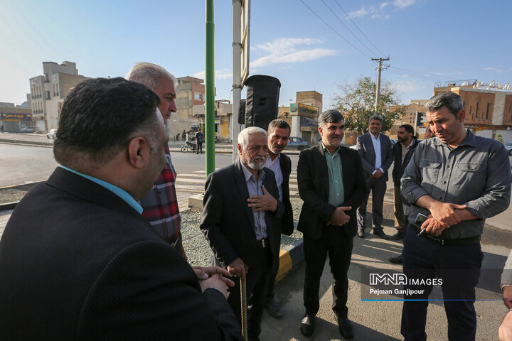 آیین رونمایی از تابلوی نام‌گذاری شهدای راه قدس در اصفهان