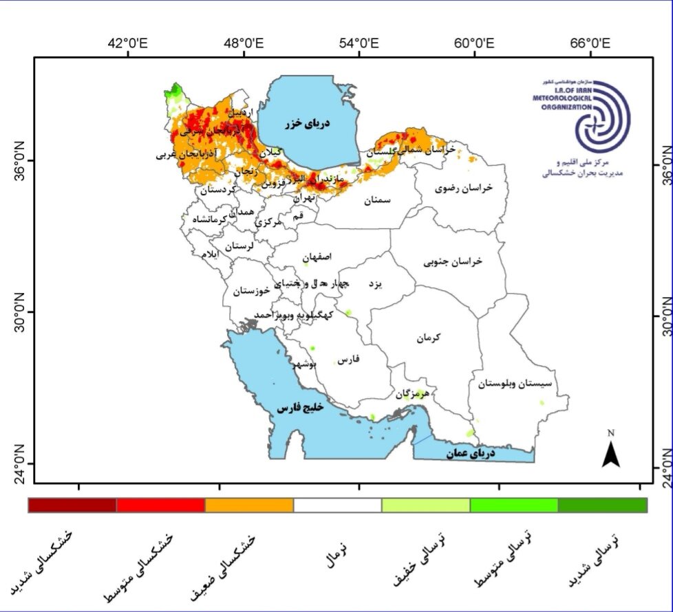 بیشترین بارندگی برای نوار شمالی کشور ثبت شد / بارشهای آبان چگونه خواهد بود؟