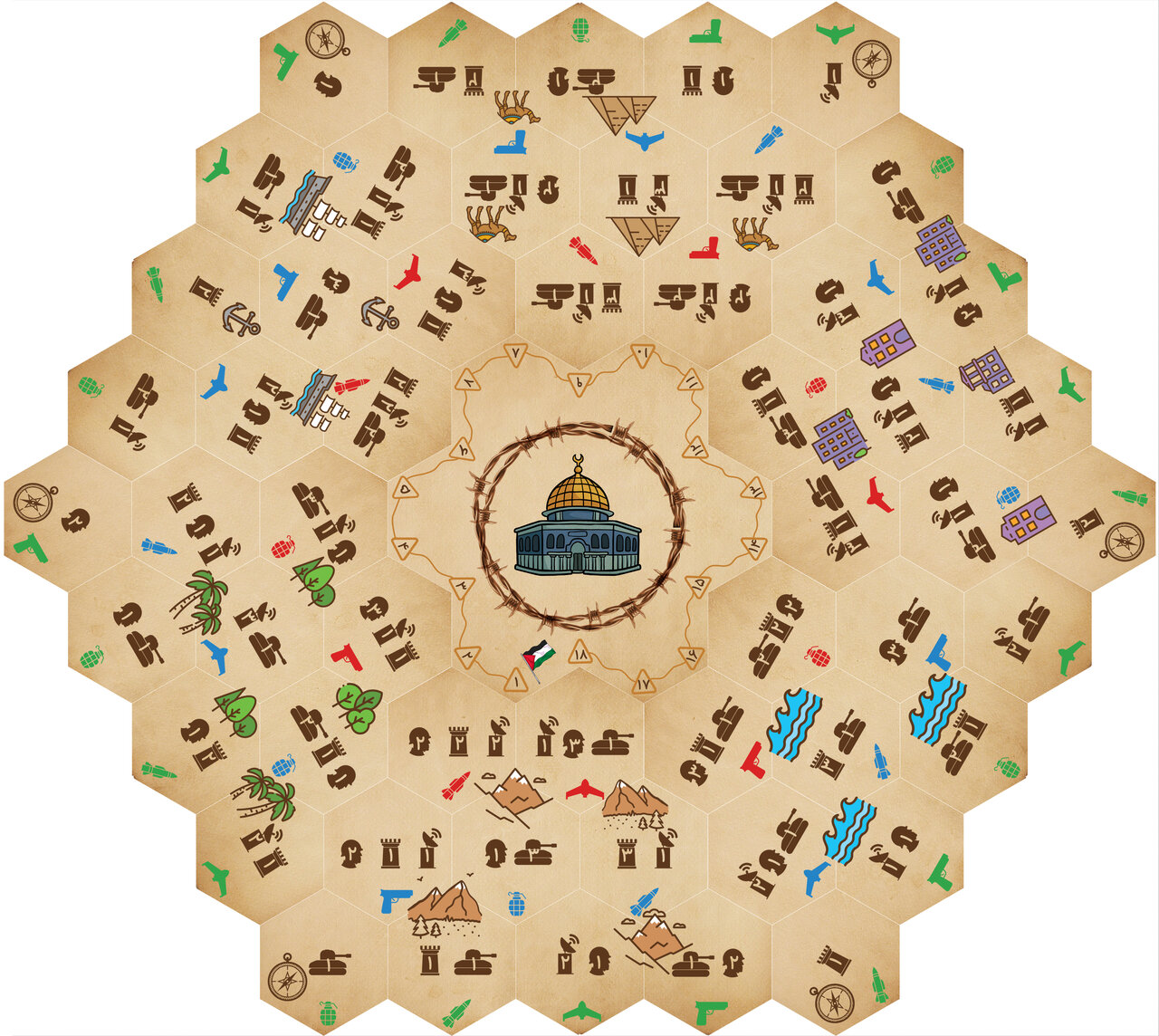 بردگیم «۲۵»؛ اولین بازی ضد اسرائیلی/ با فکر به جنگ رژیم صهیونیستی میرویم