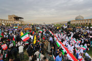 فریاد استکبارستیزی از قلب نصف جهان/ راهپیمایی ۱۳ آبان در اصفهان آغاز شد