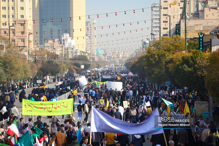 راهپیمایی 13 آبان در مشهد