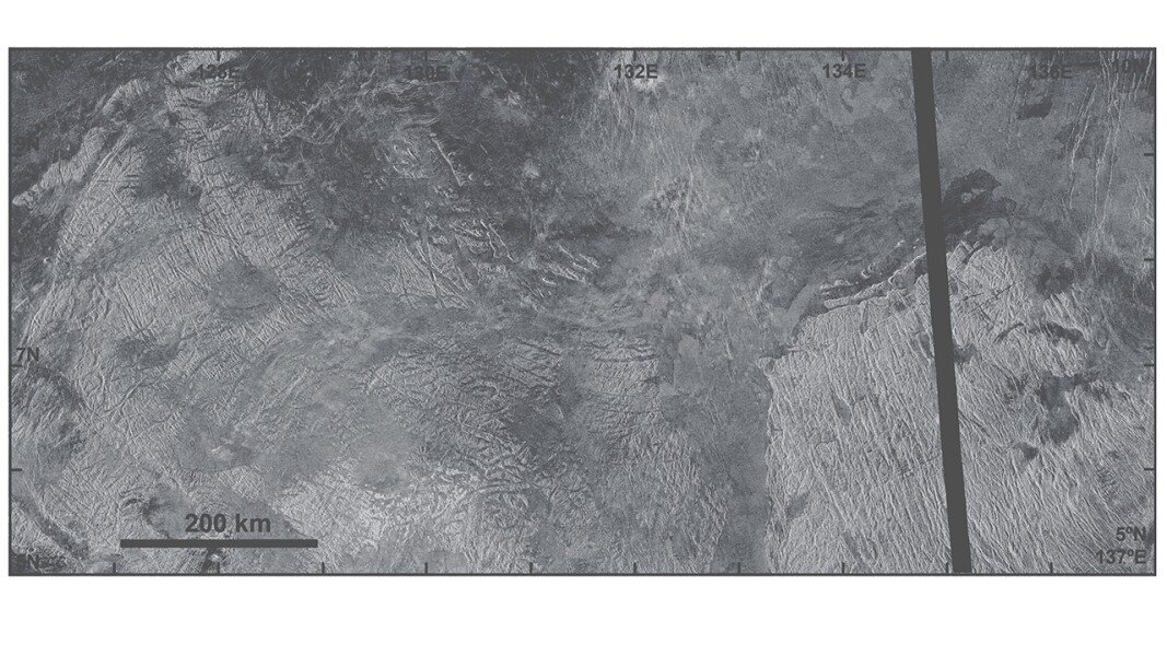 تصویر جدیدی از دهانههای برخوردی پنهان شده در زهره