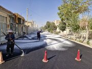 روکش آسفالت ۵۲ هزار متر مربع از معابر منطقه ۵ اصفهان
