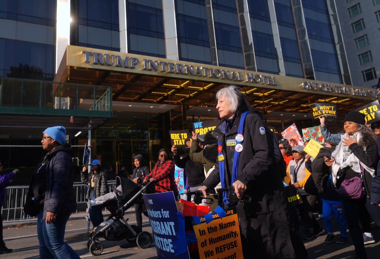 تظاهرات ضد ترامپ در خیابانهای آمریکا