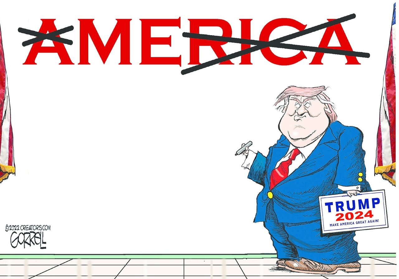 ترامپ در قاب طنز کاریکاتوریستها