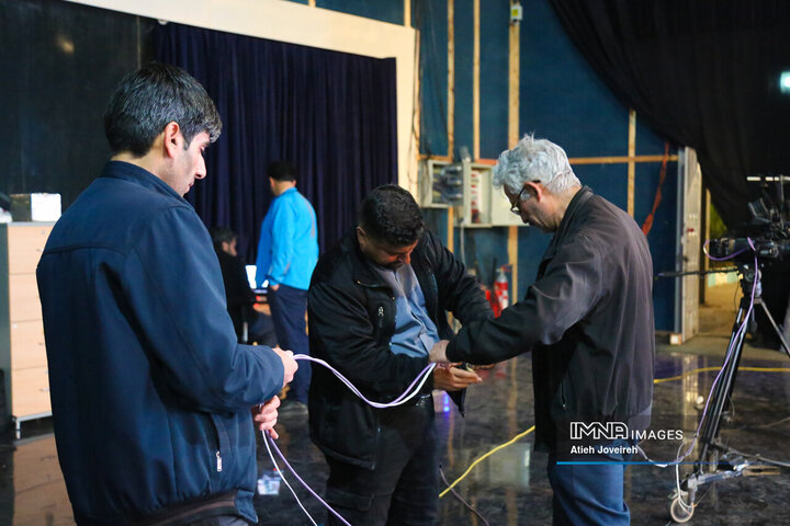 پشت صحنه برنامه تلویزیونی «اصفهان من»