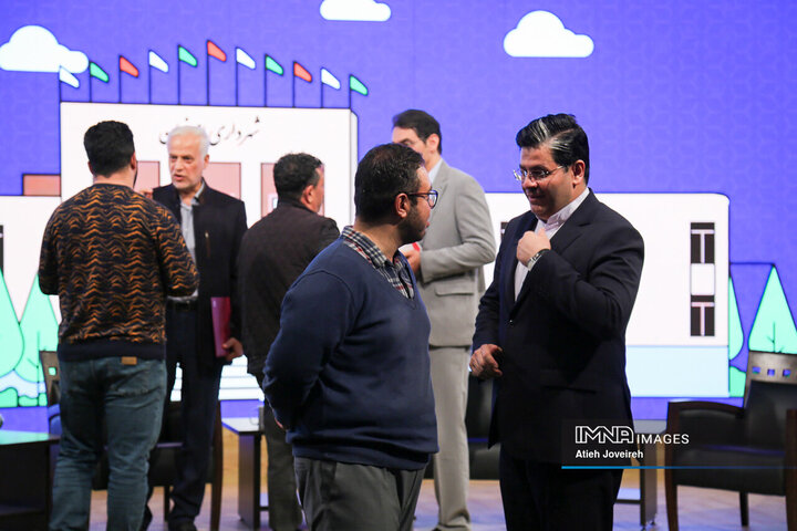 پشت صحنه برنامه تلویزیونی «اصفهان من»