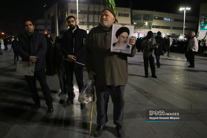 راهپیمایی حمایت از جبهه مقاومت در مشهد