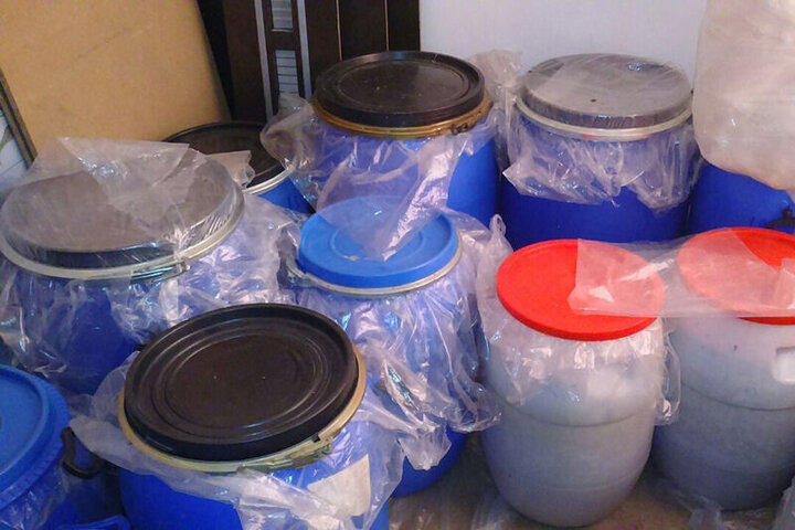 کشف ۱۵ هزار لیتر مشروبات الکلی در ایلام