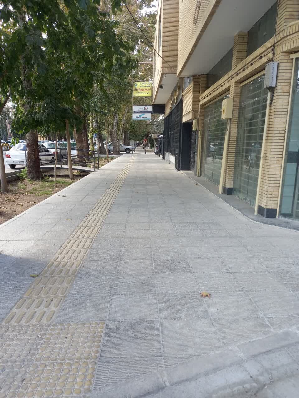 پروژه پیادهروسازی خیابان مسجد سید با هزینه ۱۸ میلیارد ریال تکمیل شد