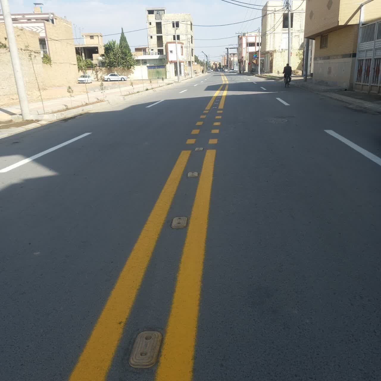 خیابان ولیعصر(عج) محله دهنو نونوار شد