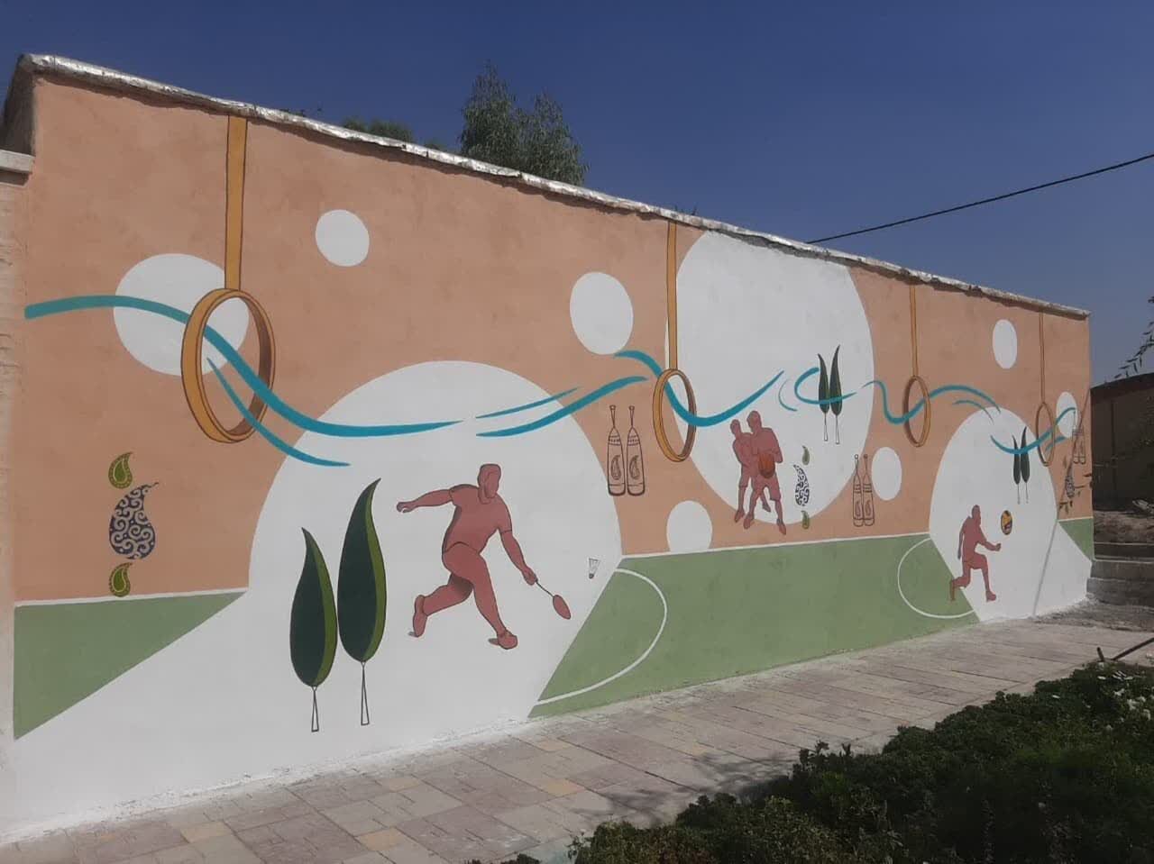 اجرای دیوارنگارههای شهری در محلههای منطقه ۲ اصفهان