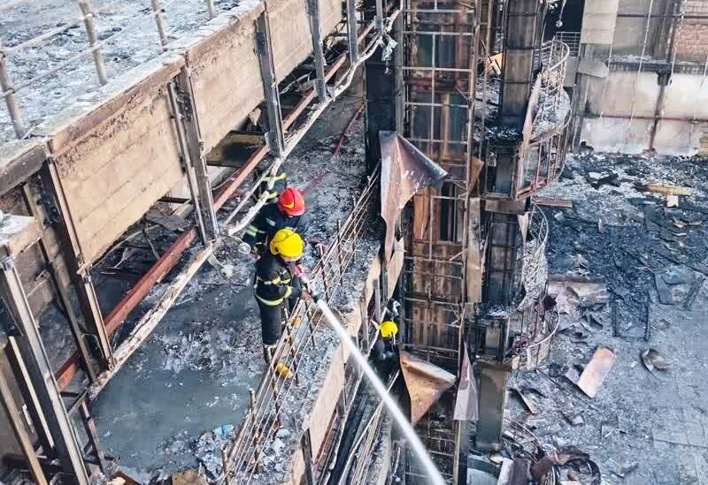 آتشسوزی ساختمان خدمات فناوری و کسب و کار ارومیه مهار شد