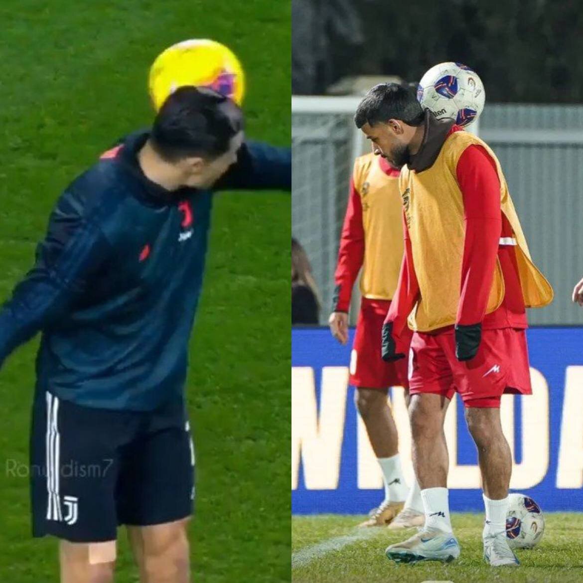 باشوی ایرانی شبیه CR7 در تمرینات تیمملی + عکس