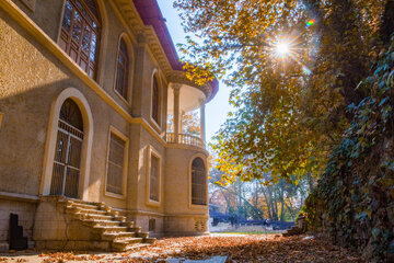 Enchantment of Sa'dabad Palace in Autumn