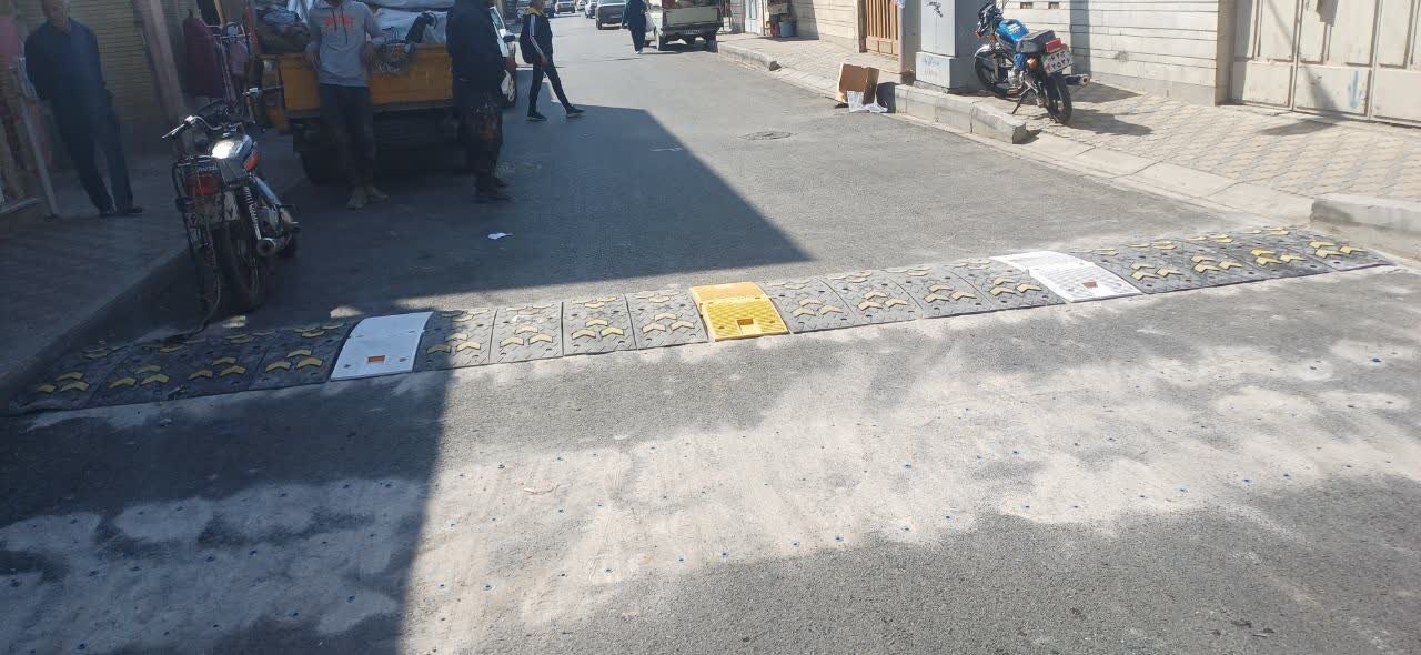 ۷۷ سرعتکاه و سرعتگیر در منطقه ۷ اصفهان اجرا شد