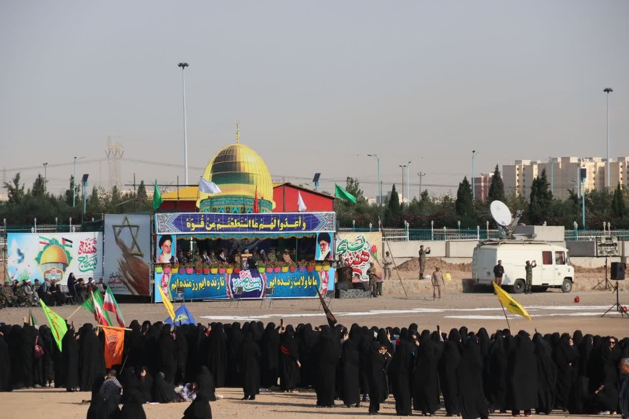 رزمایش «الی بیت‌المقدس ۱۵» در یزد برگزار شد + تصاویر