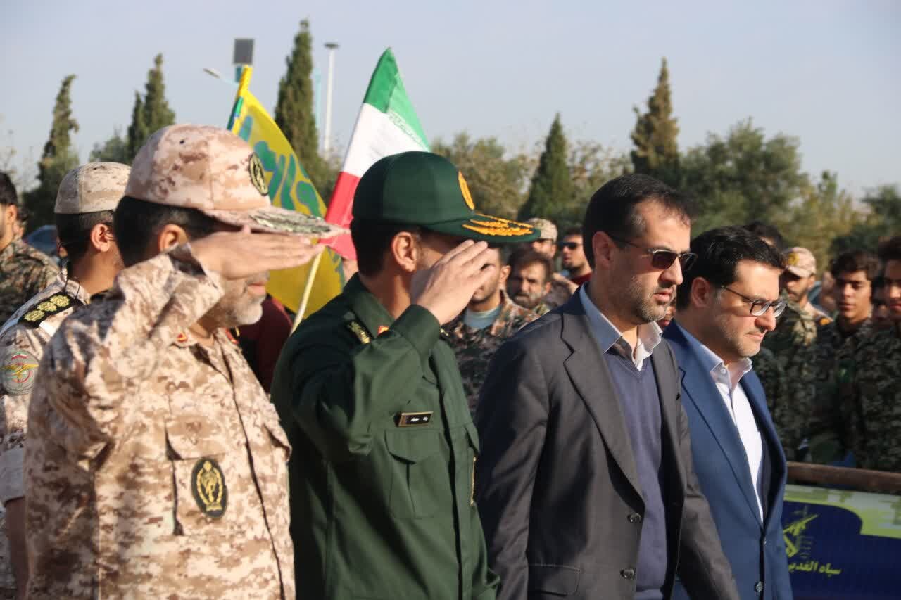 رزمایش «الی بیتالمقدس ۱۵» در یزد برگزار شد + تصاویر