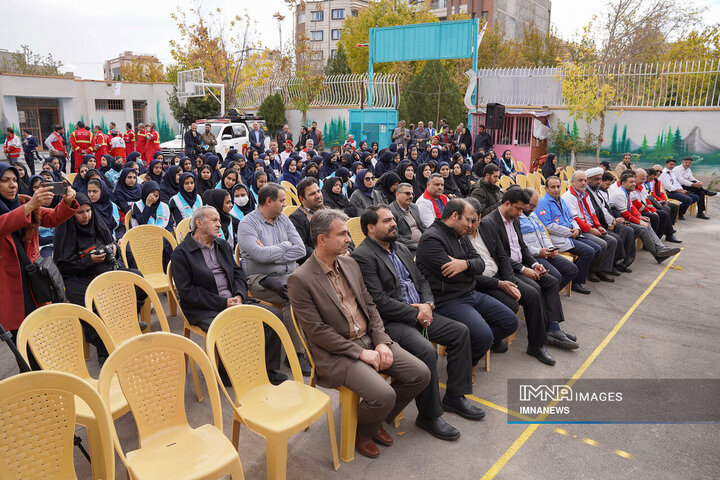 مانور استانی ایمنی و زلزله در اصفهان