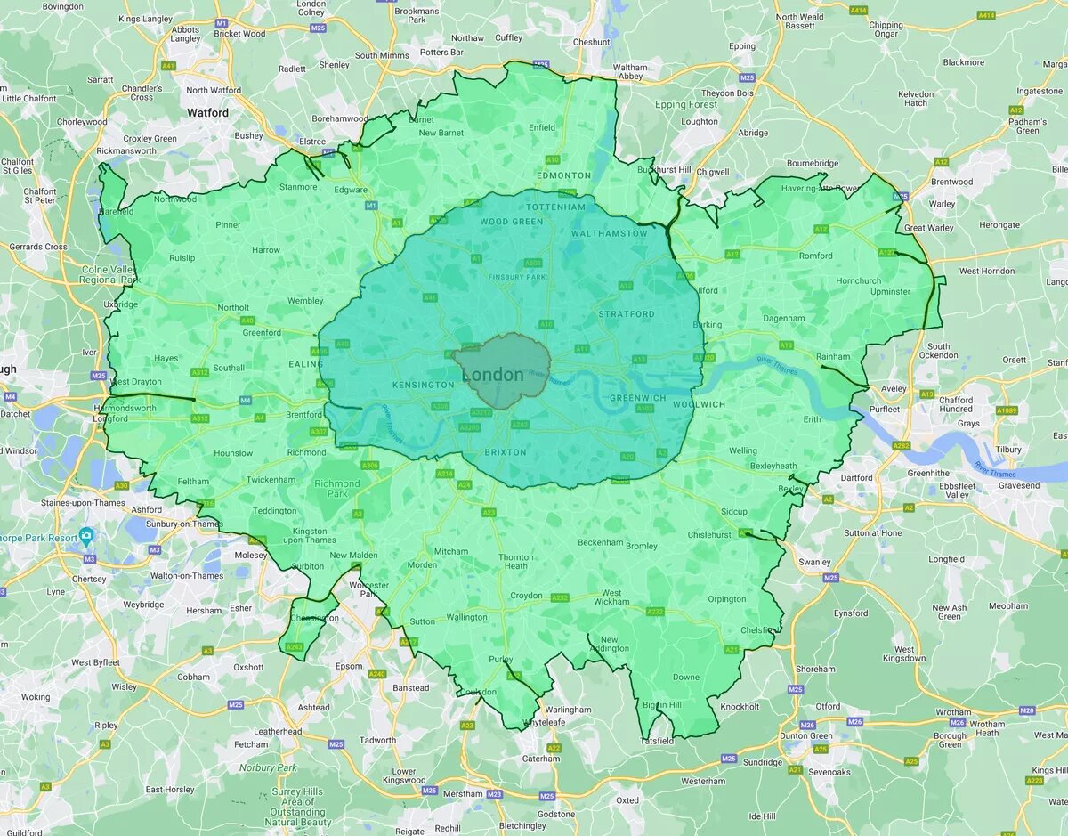 اتوبوسهای برقی آسمان لندن را صاف میکنند