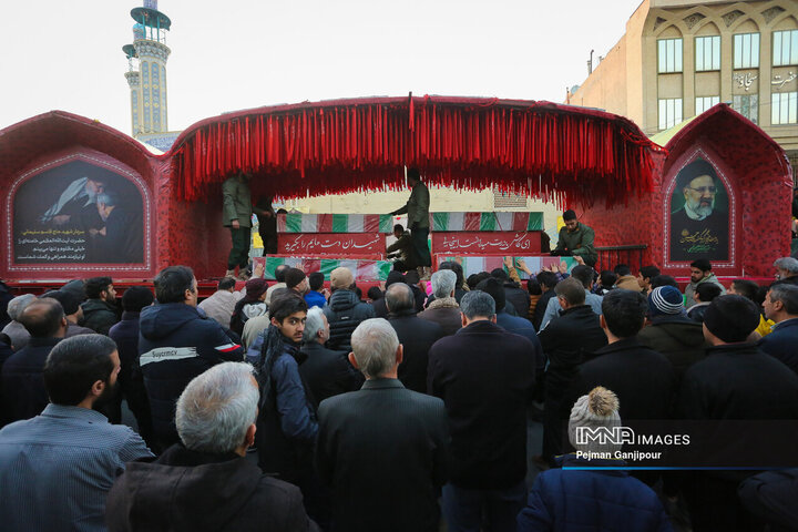 کاروان اهالی بهشت در شهرهای نجف‌آباد، تیران‌و‌کرون، گلدشت و کهریزسنگ