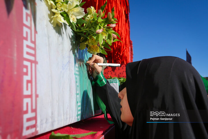 کاروان اهالی بهشت در شهرهای دهاقان، شهرضا، گلشن و بهارستان