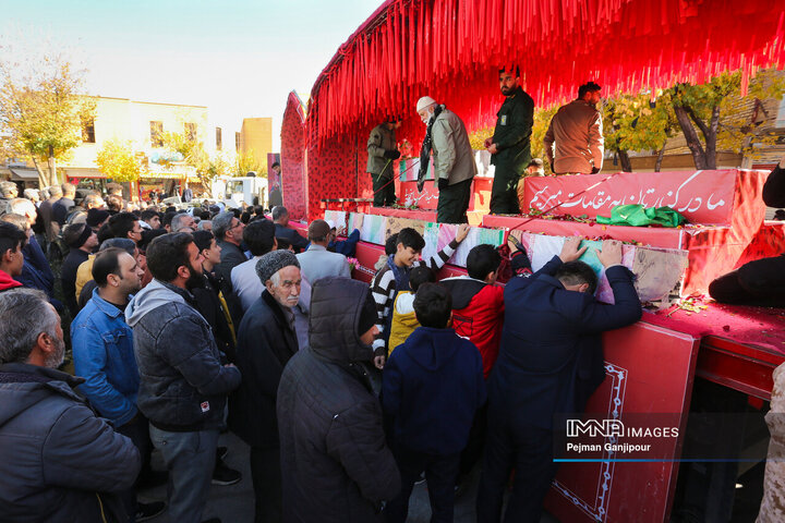 کاروان اهالی بهشت در شهرهای دهاقان، شهرضا، گلشن و بهارستان