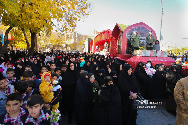 کاروان اهالی بهشت در شهرهای دهاقان، شهرضا، گلشن و بهارستان