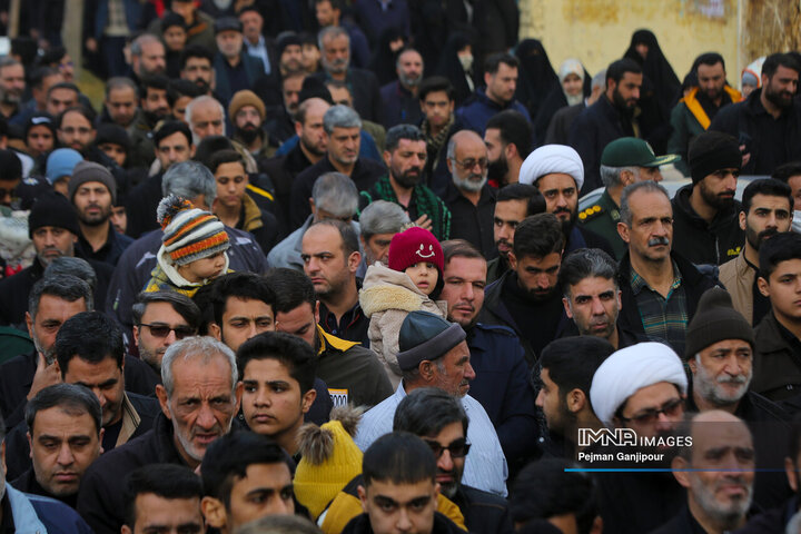 کاروان اهالی بهشت در خمینی‌شهر و درچه