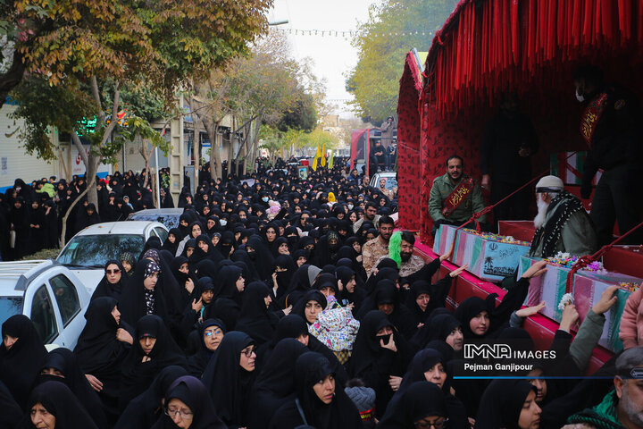 کاروان اهالی بهشت در خمینی‌شهر و درچه