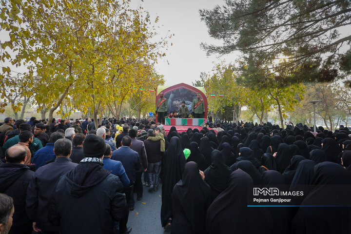 کاروان اهالی بهشت در خمینی‌شهر و درچه